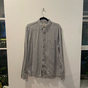 Faherty Button Down Shirt in grey (large). Excellent condition